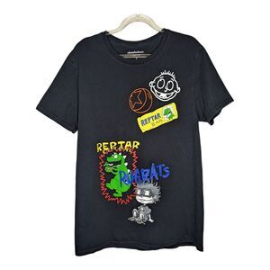Nickelodeon‎ Rugrats Retro T Shirt Size Medium 1991 Reptar Tommy Chuckie Spike